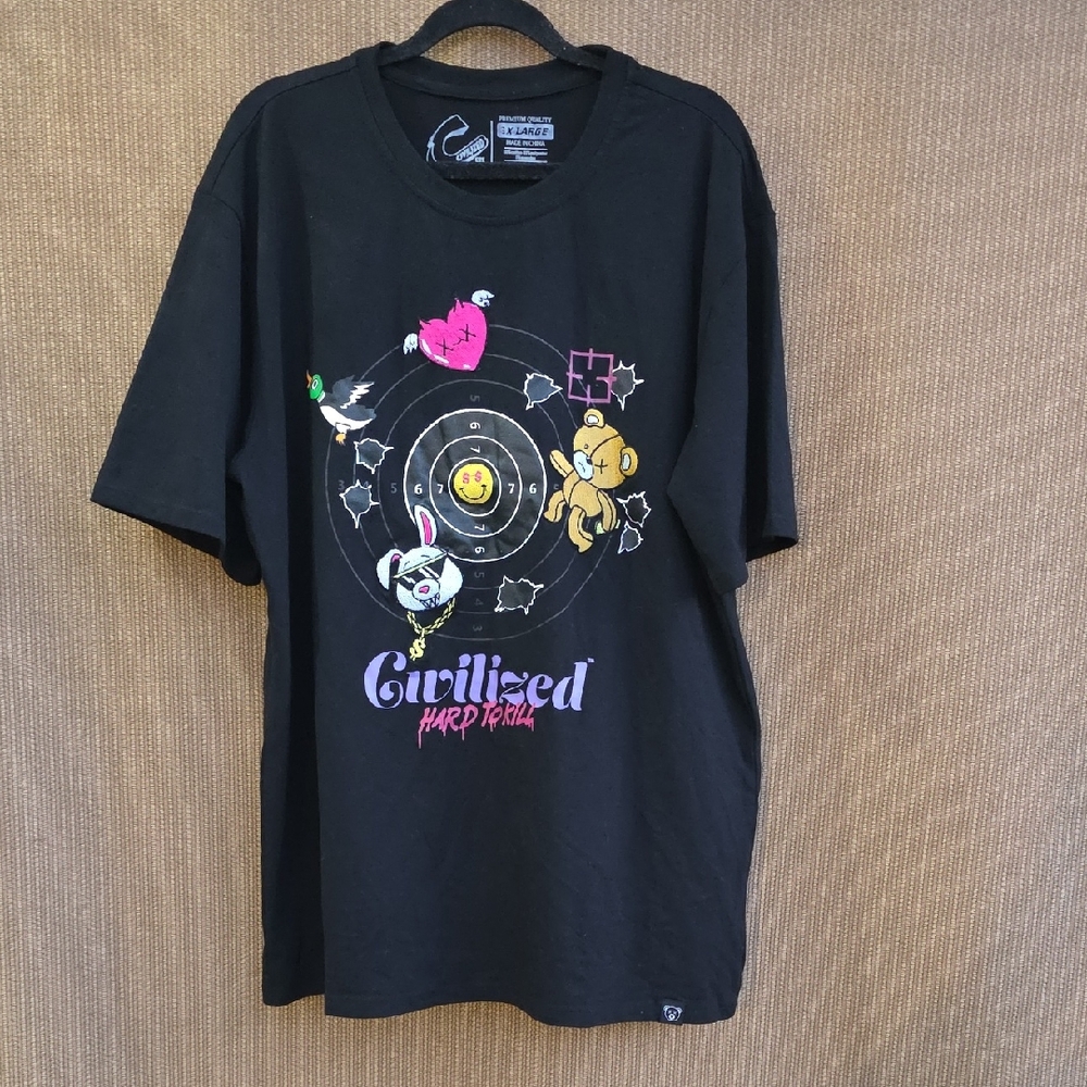 Black Men's Graphic T-Shirt